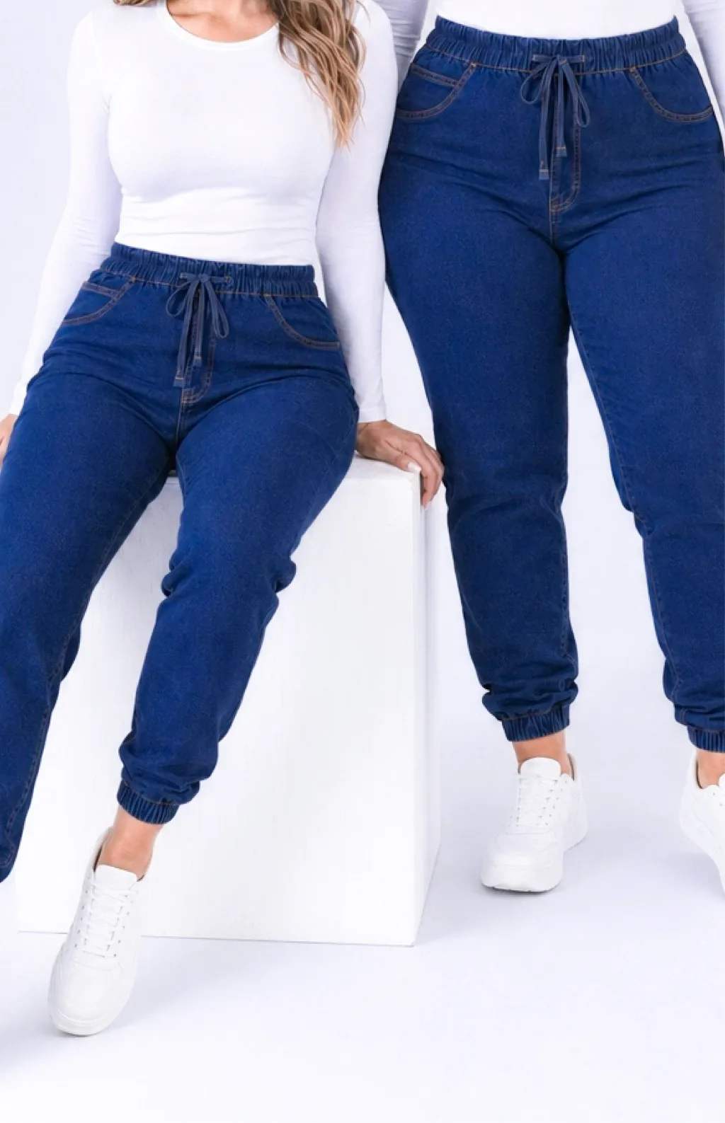 CALÇA JEANS FEMININA - JOGGER CLASSIC