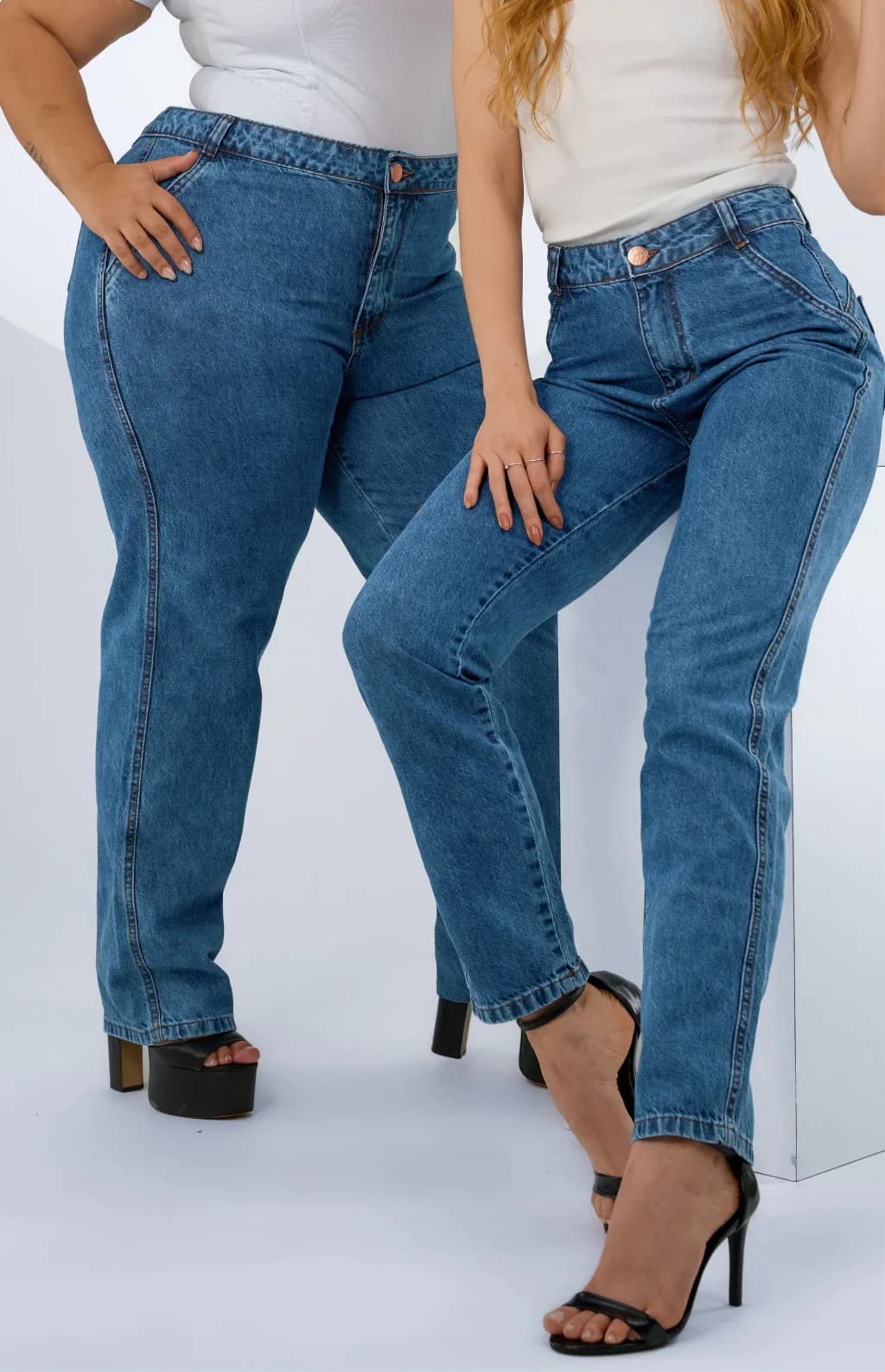 CALÇA JEANS FEMININA - RETA OCEANIC