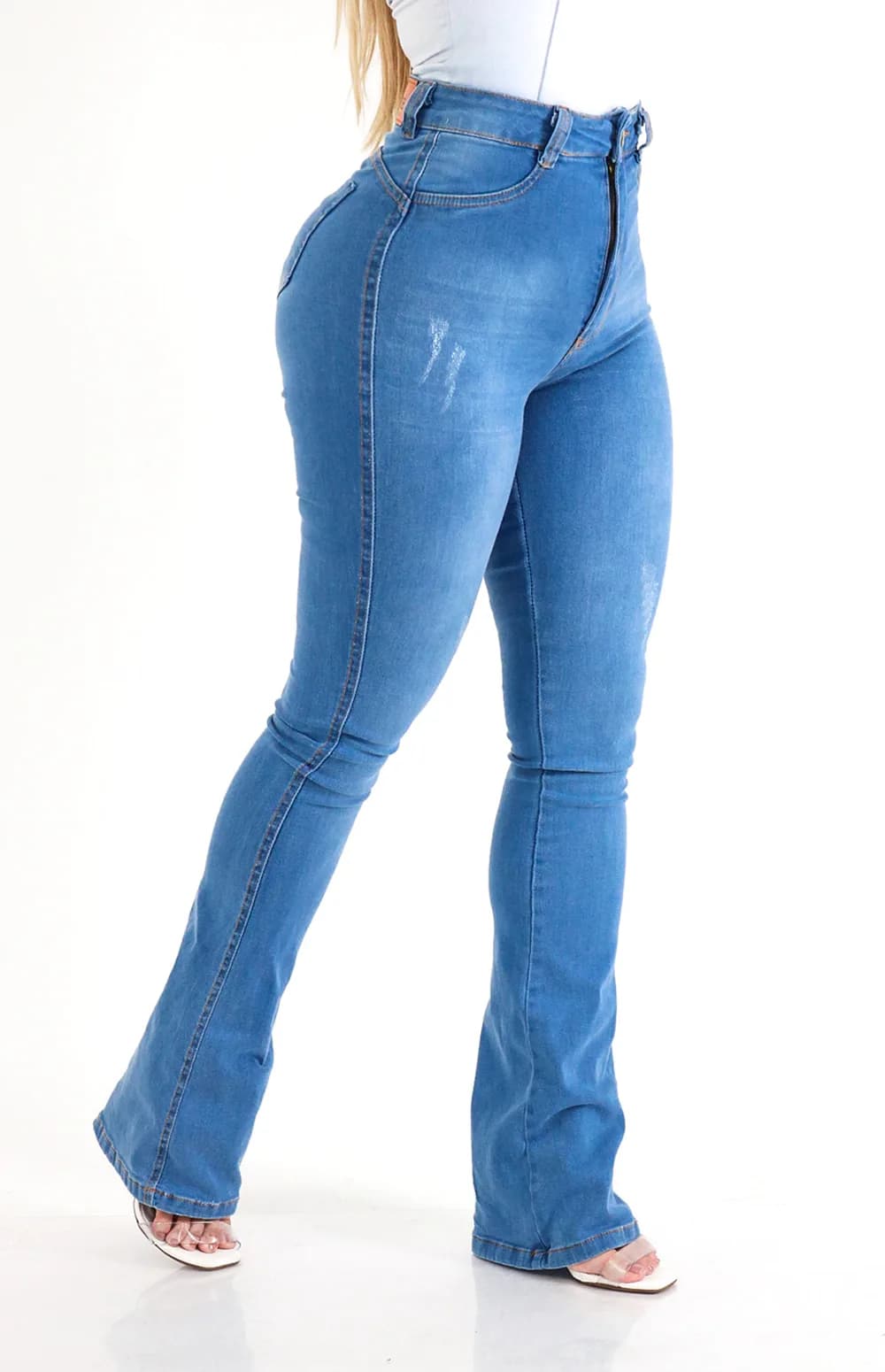 CALÇA JEANS FLARE PARA BAIXINHAS - ESSENCIAL