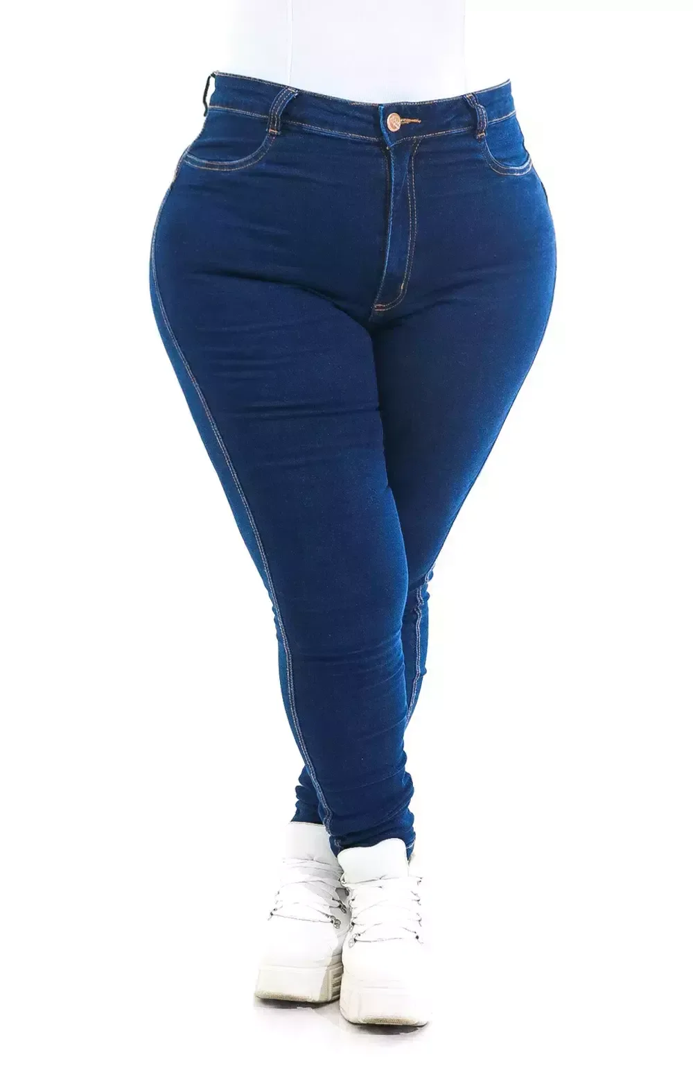 Calça Jeans Plus Size - Básica UP Blue