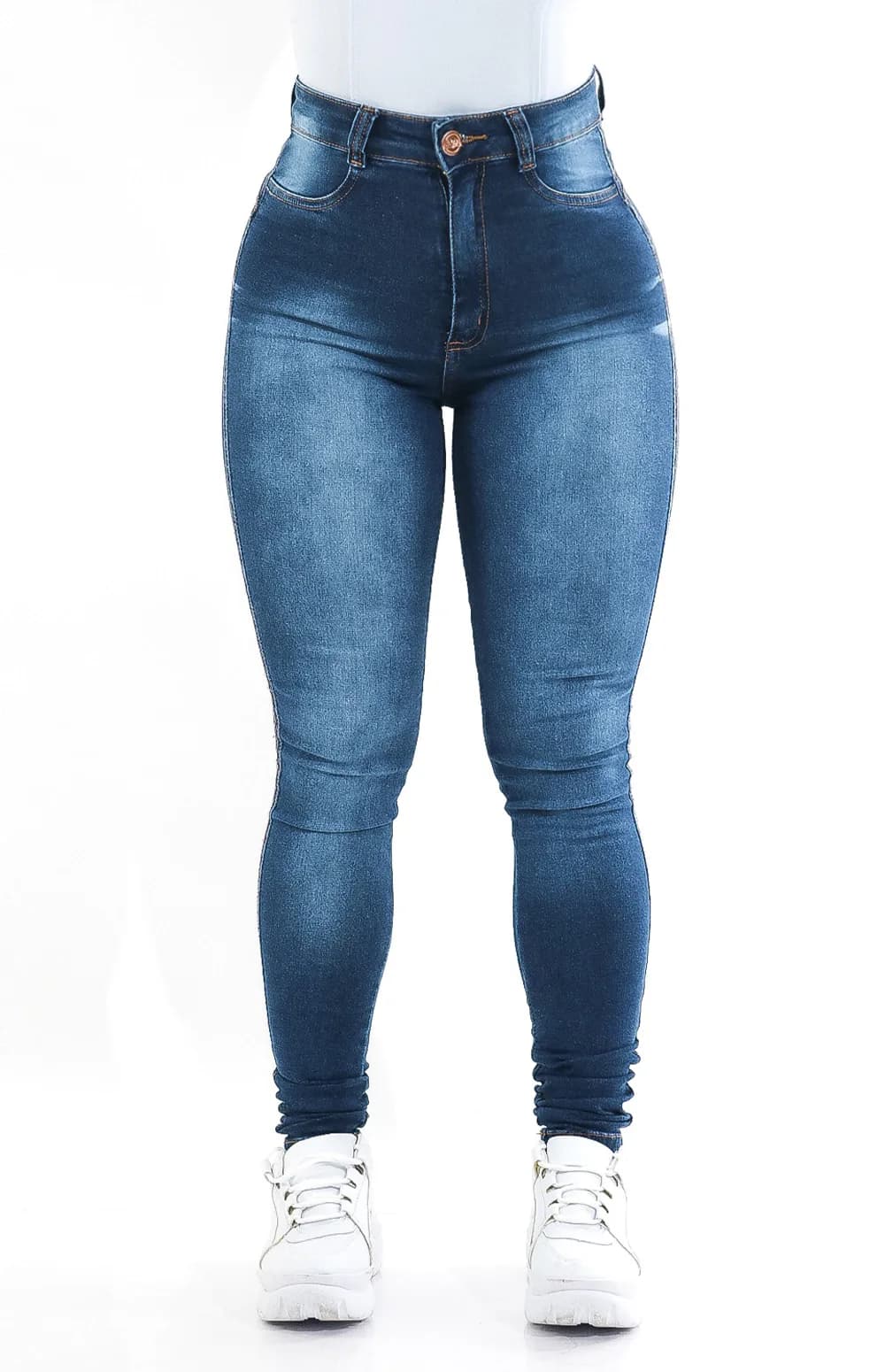 CALÇA JEANS PLUS SIZE - RETA OCEANIC